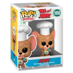 TOM & JERRY -  POP! FIGURINE EN VINYLE DE JERRY AVEC MACARONS (10 CM) 1658