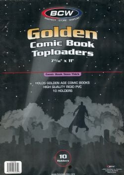 TOPLOADER -  PLASTIQUE RIGIDE POUR COMICS GOLDEN 7 11/16