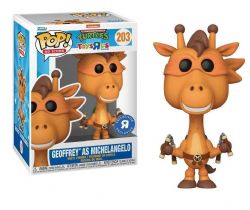 TOYSRUS -  FIGURINE POP! EN VINYLE DE GEOFFREY EN MICHELANGELO (10 CM) 203