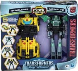 TRANSFORMERS -  BUMBLEBEE & MO MALTO -  EARTHSPARK CYBER-COMBINER