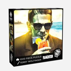 TRICK OR TREATS STUDIO -  FRANKENSTEIN SUR LA PLAGE (1000 PIÈCES) -  UNIVERSAL MONSTERS