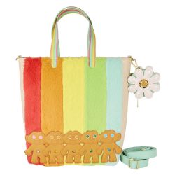 TROLLS PORTE-BONHEUR -  SAC FOURRE-TOUT RETRO TROLLS AR-CEN-CIEL AVEC POCHETTE ;A MONNAIE -  LOUNGEFLY