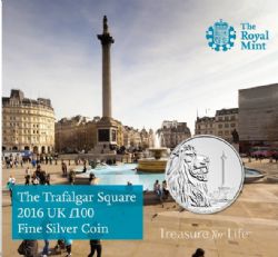 TRÉSOR POUR LA VIE -  LA PLACE TRAFALGAR -  PIÈCES DE ROYAL MINT 2016