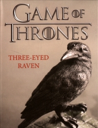 TRÔNE DE FER, LE -  FIGURINE DU CORBEAU À TROIS YEUX ET LIVRET -  MINI ENSEMBLE