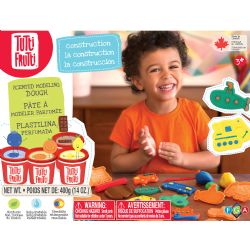 TUTTI FRUTTI -  CONSTRUCTION (MULTILINGUE) -  PÂTE À MODELER PARFUMÉE