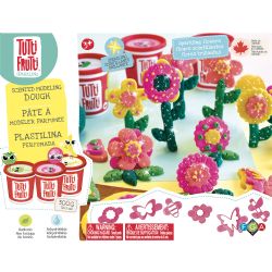 TUTTI FRUTTI -  TRIO FLEURS SCINTILLANTES (MULTILINGUE) -  PÂTE À MODELER PARFUMÉE