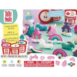 TUTTI FRUTTI -  TRIO LICORNES SCINTILLANTES (MULTILINGUE) -  PÂTE À MODELER PARFUMÉE