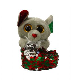 TY FLIPPABLES -  PORTE-CLÉS CHIPPER (9 CM) -  CHRISTMAS