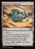 Tarkir: Dragonstorm Commander -  Deceptive Landscape