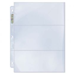 ULTRA PRO -  FEUILLE 3 POCHETTES PLATINUM