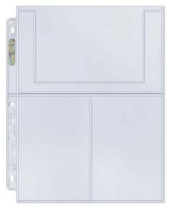 ULTRA PRO -  FEUILLE 3 POCHETTES PLATINUM