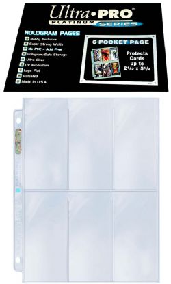 ULTRA PRO -  FEUILLE 6 POCHETTES