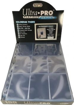 ULTRA PRO -  FEUILLES 9 POCHETTES PLATINUM