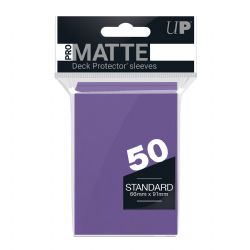 ULTRA PRO -  POCHETTES TAILLE STANDARD - PRO-MATTE - MAUVE (50)