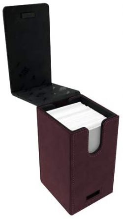 ULTRA PRO -  SUEDE COLLECTION ALCOVE TOWER - RUBY (100)