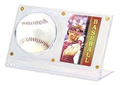 ULTRA PRO -  SUPPORT EN ACRYLIQUE POUR CARTE ET BALLE DE BASEBALL