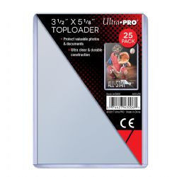 ULTRA PRO -  TOPLOADER 10 CM X 13.5 CM (PAQUET DE 25)