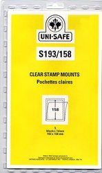 UNI-SAFE -  POCHETTES À FOND CLAIR S193/158 (PAQUET DE 5)