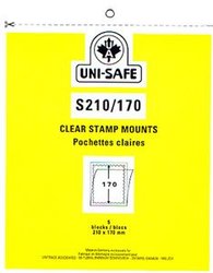 UNI-SAFE -  POCHETTES À FOND CLAIR S210/170 (PAQUET DE 5)