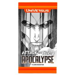 UNIVERSUS -  APOCALYPSE - PAQUET BOOSTER (ANGLAIS) (P11/B24) -  ATTACK ON TITAN