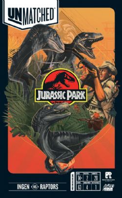 UNMATCHED -  JURASSIC PARK - INGEN VS RAPTORS - BASE GAME (ANGLAIS)