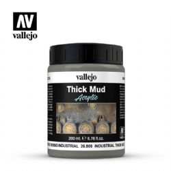 VALLEJO ACRYLIC -  INDUSTRIAL MUD (200 ML) -  THICK MUD 26809