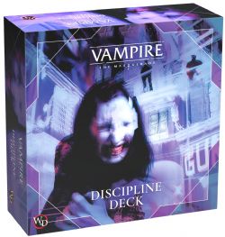 VAMPIRE : LA MASCARADE -  5TH EDITION DISCIPLINE DECK (ANGLAIS) -  ACCESSOIRE CARTES WOD