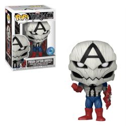 VENOM -  POP! BOBBLE-HEAD EN VINYLE DE POISON CAPTAIN AMERICA (10 CM) 856