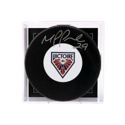 VICTOIRE DE MONTRÉAL -  RONDELLE DE HOCKEY AUTOGRAPHIÉE PAR MARIE-PHILIP POULIN - (LOGO)
