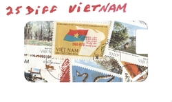 VIETNAM -  25 DIFFÉRENTS TIMBRES - VIET NAM NORD