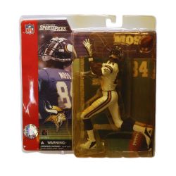 VIKINGS DU MINNESOTA -  RANDY MOSS (15 CM) VARIATION (HABIT BLANC)