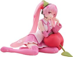 VOCALOID -  FIGURINE DE SAKURA MIKU - VERSION COUSSIN CERISE -  DESKTOP CUTE