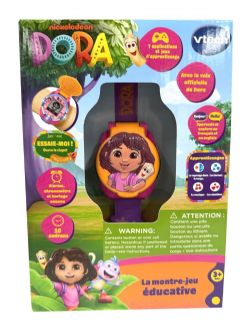 VTECH -  DORA LA MONTRE-JEU ÉDUCATIVE (FRANÇAIS) -  VTECH® DORA THE EXPLORER™