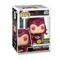 WANDA VISION -  POP! BOBBLE-HEAD EN VINYLE DE SCARLET WITCH (BRILLE DANS LE NOIR) (10 CM) 823