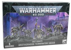 WARHAMMER 40K -  BROTHERHOOD TERMINATOR SQUAD -  GREY KNIGHTS