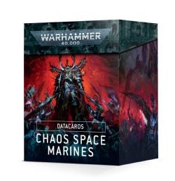 WARHAMMER 40K -  CARTES TECHNIQUES (ANGLAIS) -  CHAOS SPACE MARINES