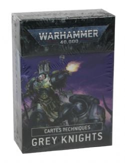 WARHAMMER 40K -  CARTES TECHNIQUES (FRANÇAIS) -  GREY KNIGHTS