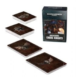 WARHAMMER 40K -  DATACARDS: CHAOS KNIGHTS 8E ÉDITION (ANGLAIS)