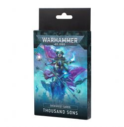 WARHAMMER 40K -  DATASHEET CARDS V10 (ANGLAIS) -  THOUSAND SONS