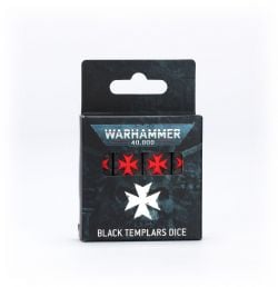 WARHAMMER 40K -  ENSEMBLE DE DÉS -  BLACK TEMPLARS