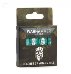 WARHAMMER 40K -  ENSEMBLE DE DÉS -  LEAGUES OF VOTANN