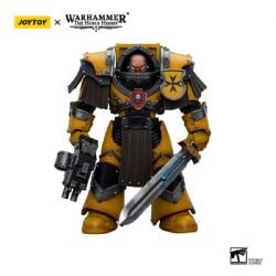 WARHAMMER 40K -  FIGURINE DE IMPERIAL FISTS LEGION CATAPHRACTII TERMINATOR SQUAD LEGION CATAPHRACTII SERGEANT WITH POWER SWORD - ÉCHELLE 1/18 -  JOYTOY