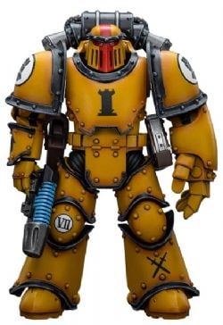 WARHAMMER 40K -  FIGURINE DE IMPERIAL FISTS LEGION MKIII TACTICAL SQUAD SERGEANT WITH POWER FIST - ÉCHELLE 1/18 -  JOYTOY