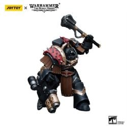 WARHAMMER 40K -  FIGURINE DE SONS OF HORUS JUSTAERIN TERMINATOR SQUAD JUSTAERIN WITH MULTI-MELTA AND POWER MAUL - ÉCHELLE 1/18 -  JOYTOY