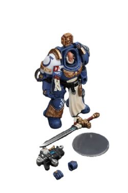 WARHAMMER 40K -  FIGURINE DE ULTRAMARINES CAPITAINE EN ARMURE TERMINATOR - ÉCHELLE 1/18 -  JOYTOY
