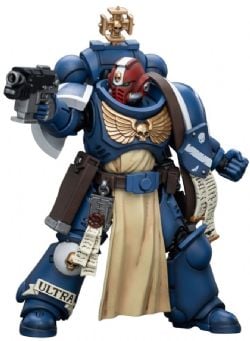 WARHAMMER 40K -  FIGURINE DE ULTRAMARINES STERNGUARD VETERAN SERGEANT - ÉCHELLE 1/18 -  JOYTOY