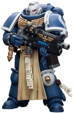 WARHAMMER 40K -  FIGURINE DE ULTRAMARINES STERNGUARD VETERAN WITH COMBI-PLASMA - ÉCHELLE 1/18 -  JOYTOY