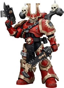 WARHAMMER 40K -  FIGURINE DE WORLD EATERS - KHORN BERZEKER 2 - 1/18 -  JOYTOY