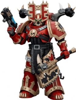 WARHAMMER 40K -  FIGURINE DE WORLD EATERS - KHORN BERZEKER 4 - 1/18 -  JOYTOY