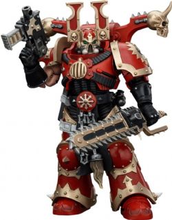 WARHAMMER 40K -  FIGURINE DE WORLD EATERS - KHORN BERZEKER 5 - 1/18 -  JOYTOY